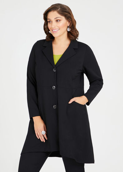 Plus Size Bryn Bamboo Ponte Jacket