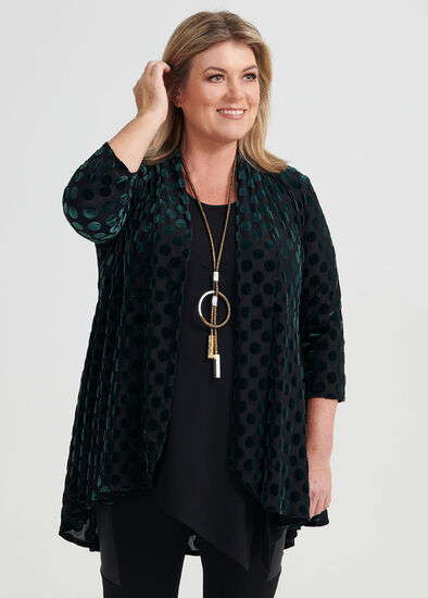 Plus Size Circle Of Life Cardi