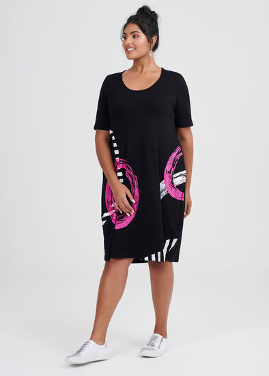 Plus Size Get In Line Dress