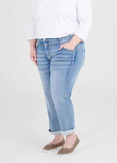 Plus Size Petite Easy Fit Denim Jean