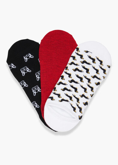 Set/3 Bamboo Dog Socks