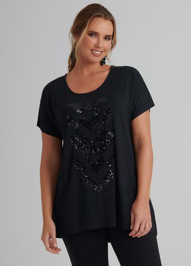 Plus Size Sparkle Bamboo Top