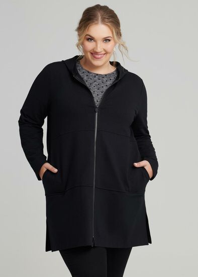 Plus Size Coco Luxe Zip Jacket