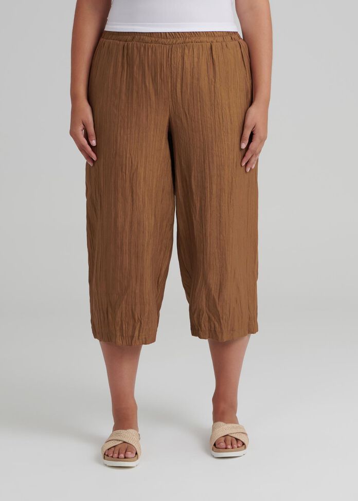 Jali Bamboo Crop Pant, , hi-res