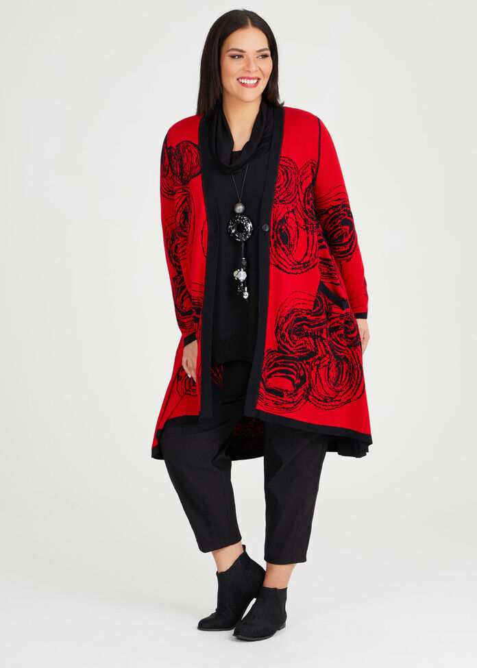 Tatum Cotton Cardigan, , hi-res