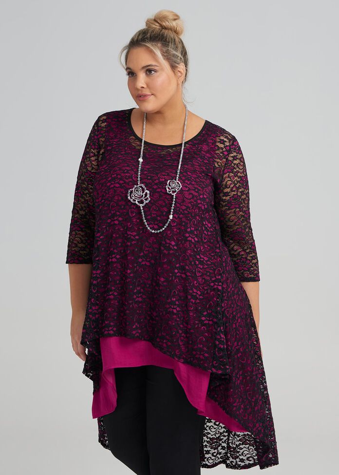 Midas Lace Tunic, , hi-res