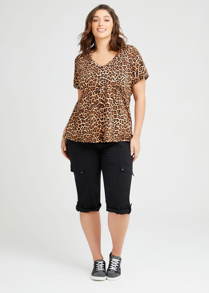 Organic Leopard Tee, , hi-res