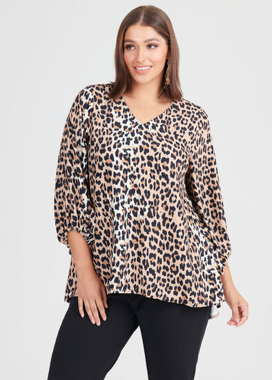 Plus Size Victoria Animal Top