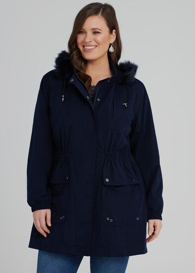 Plus Size Anika Fur Parka