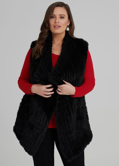 Plus Size Florence Faux Fur Vest