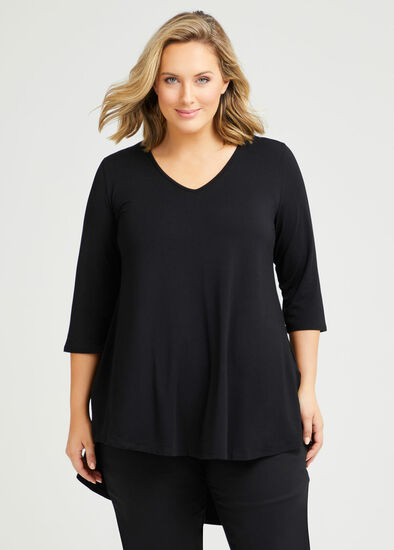 Plus Size Bamboo Ultimate 3/4 Sleeve Tunic