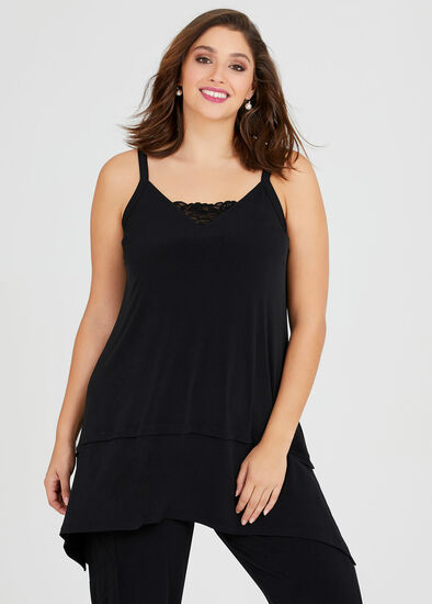 Plus Size Lace Romance Tank