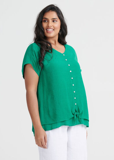 Plus Size Nina Knot Top