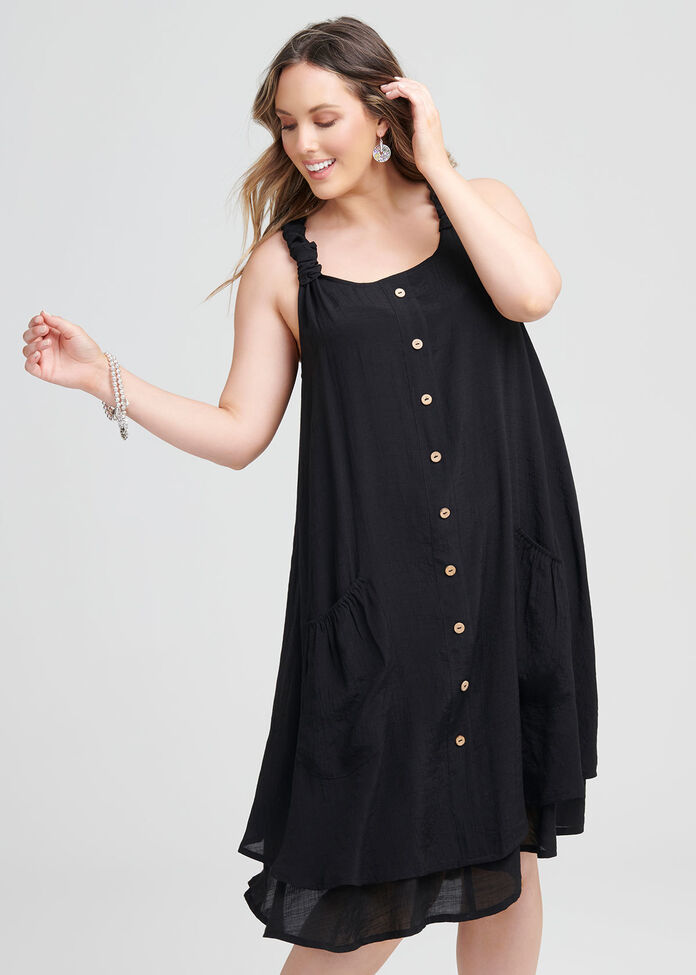 Sweet Escape Buttons Dress, , hi-res