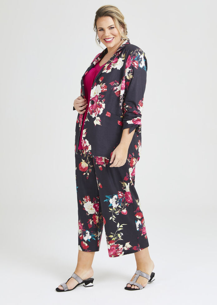 Wild Rose Linen Lined Jacket, , hi-res