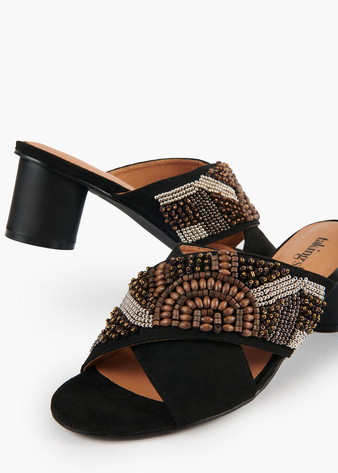 Beaded Beauty Heel, , hi-res