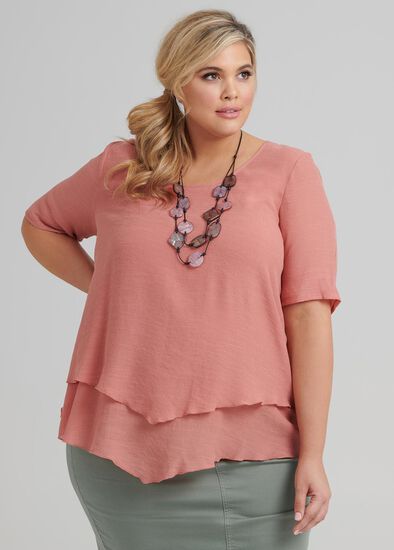 Plus Size To The Point Layered Top