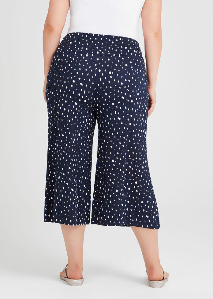 Bamboo Spot Crop Pant, , hi-res