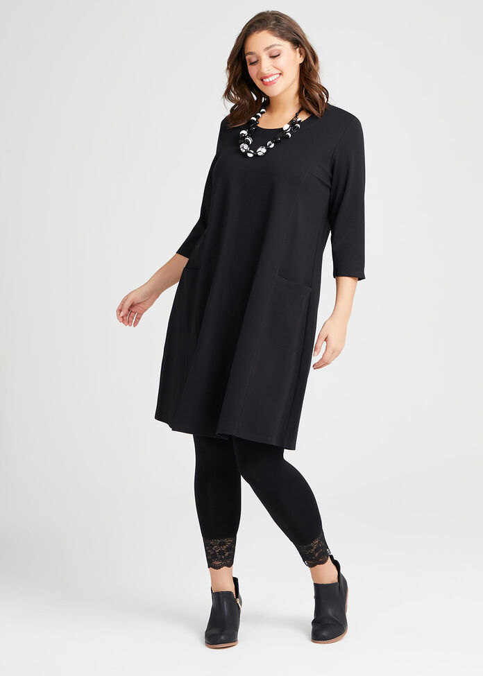 Envoy Ponte Dress, , hi-res