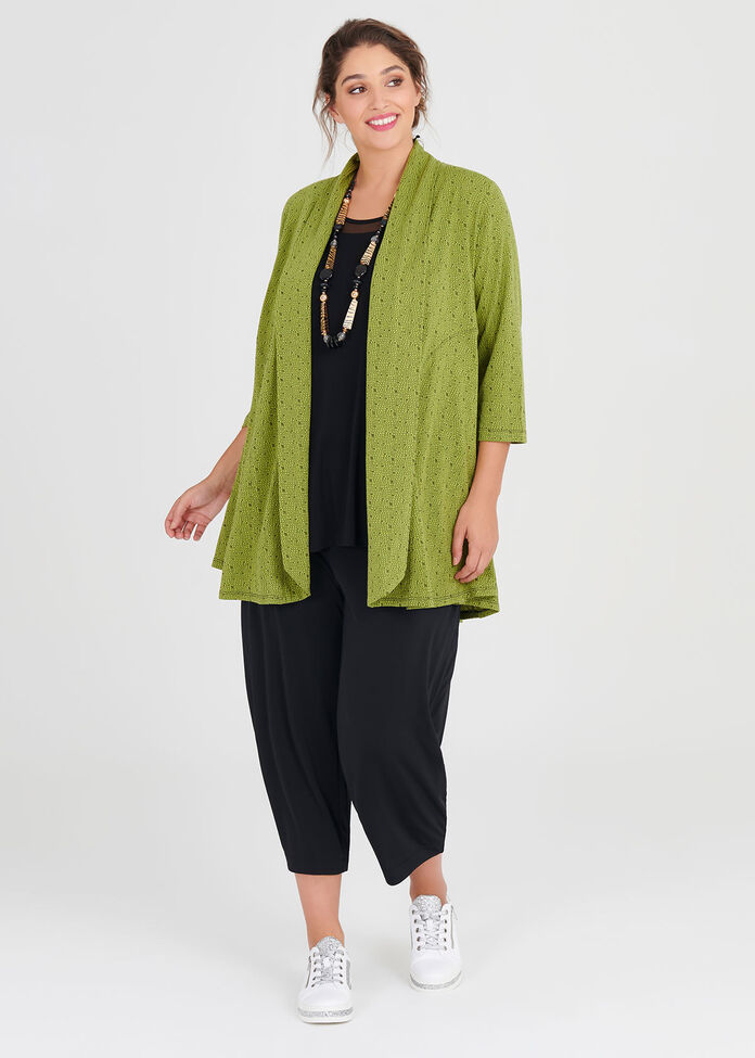 Fresh Wave Jacquard Cardigan, , hi-res