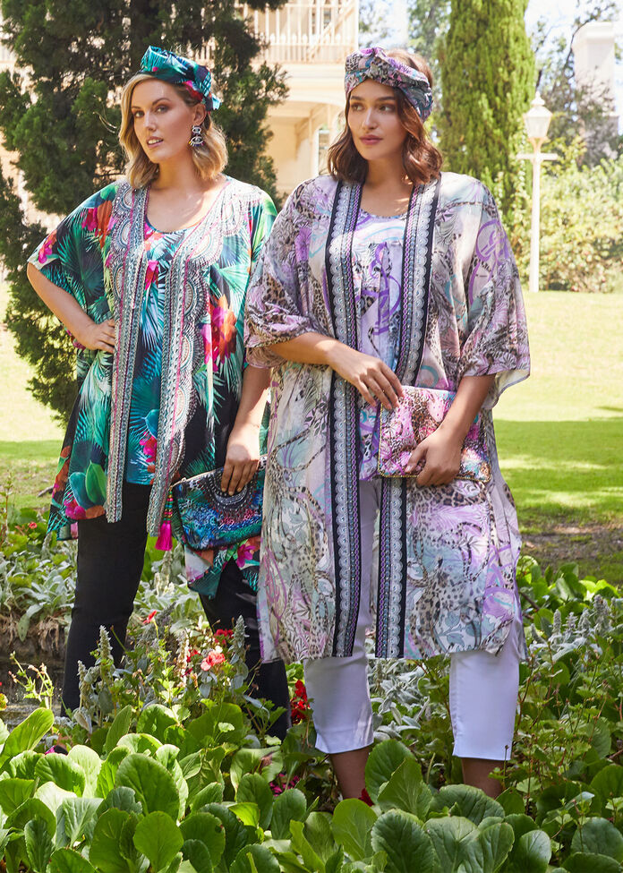 Mystique Wild Viscose Kimono, , hi-res