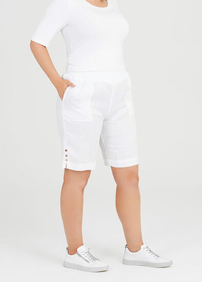 Plus Size Beachside Linen Short