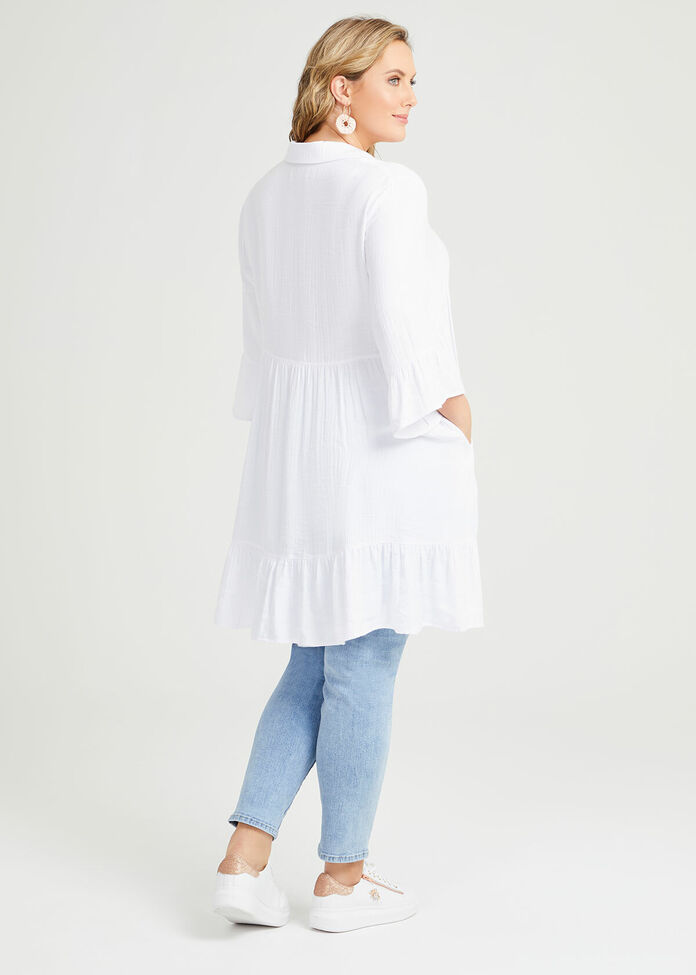 Natural Frill Shirt, , hi-res