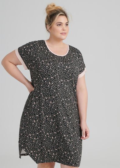 Plus Size Lounge Spot Bamboo Dress