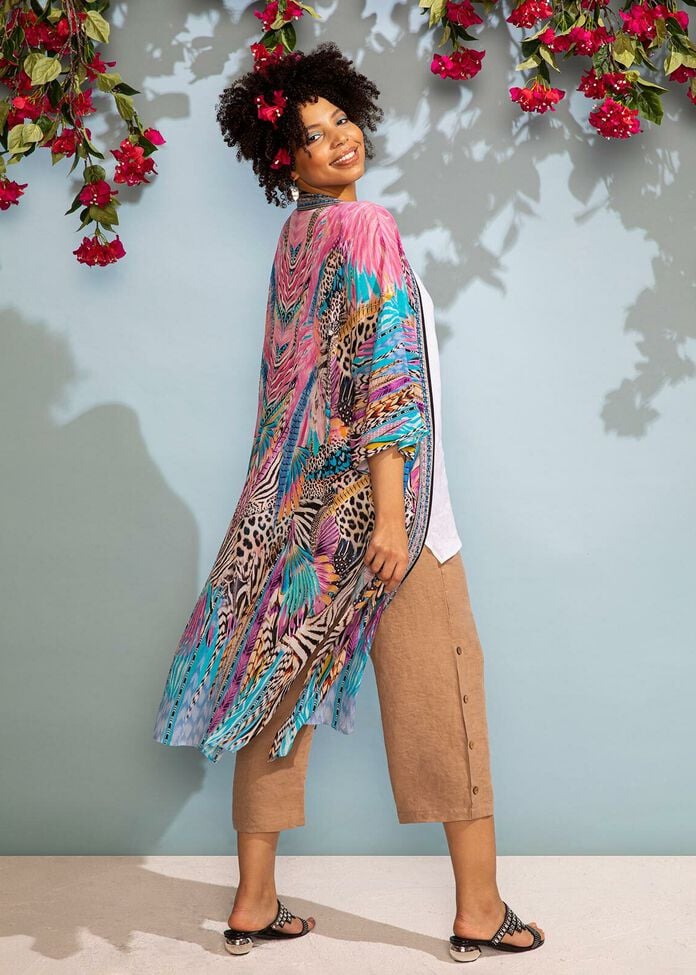 The Fabulous Viscose Kimono, , hi-res