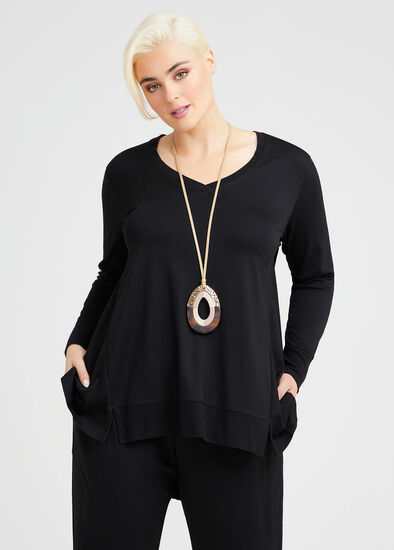 Plus Size Ponti Icon Tunic