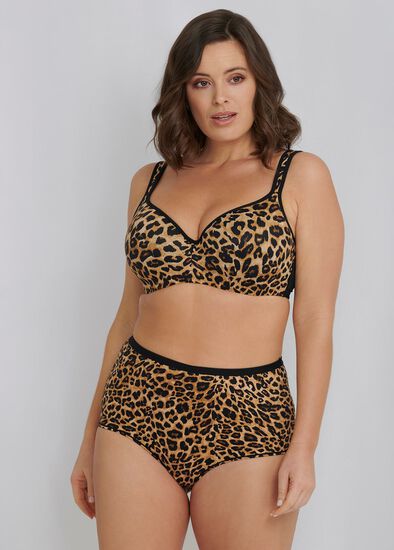 Plus Size Soft Contour Bra - Print