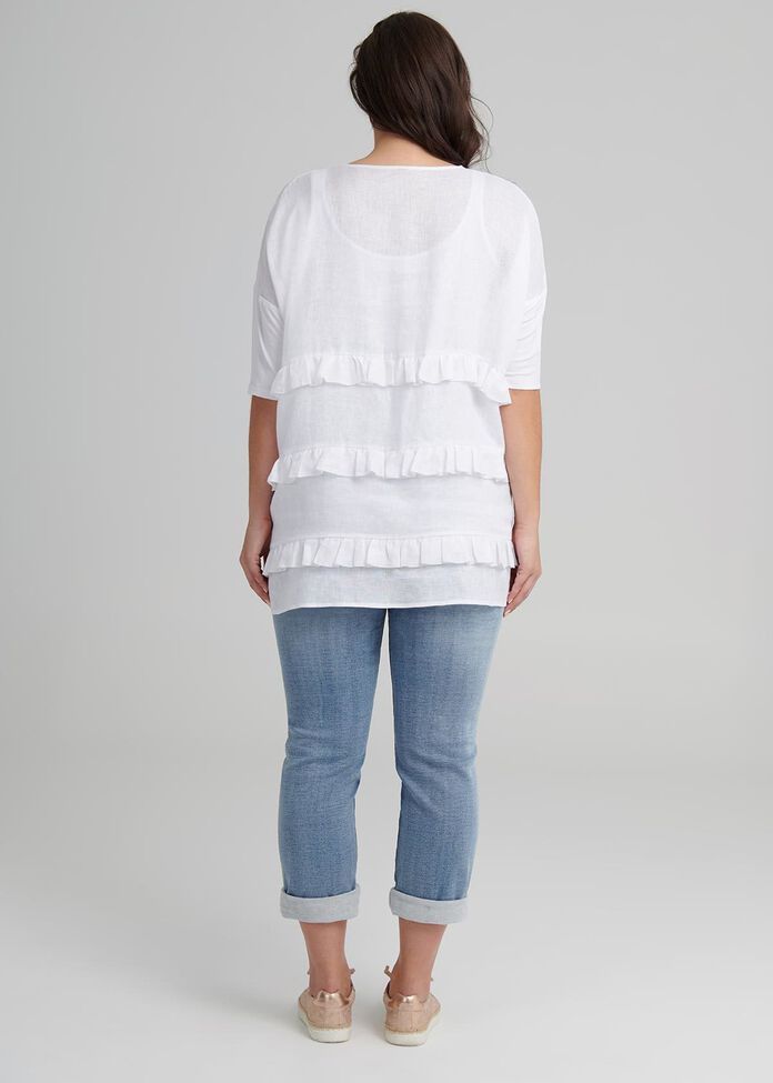 Linen Salma Tunic, , hi-res