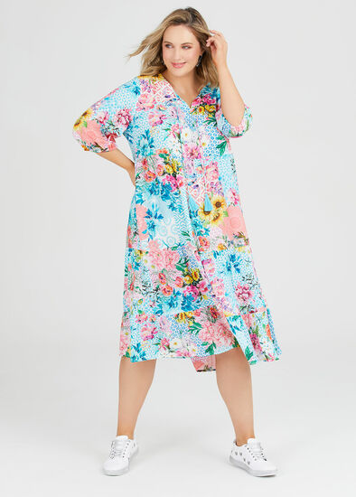 Plus Size Natural Prairie Dress