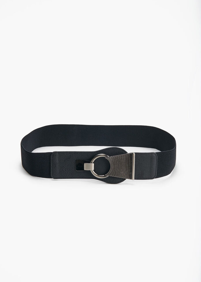 Black Stretch Belt, , hi-res