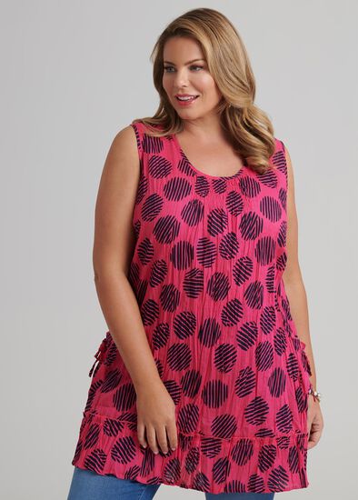 Plus Size Multi Spot Tunic