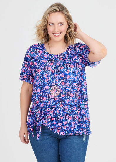 Plus Size Colourama Top