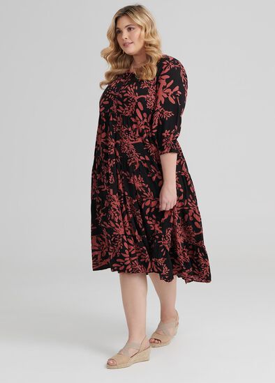 Plus Size Valley Of Flowers Dress