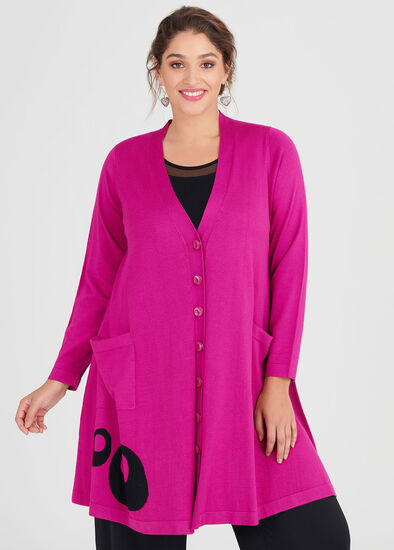 Plus Size Elisse Bamboo Cardigan