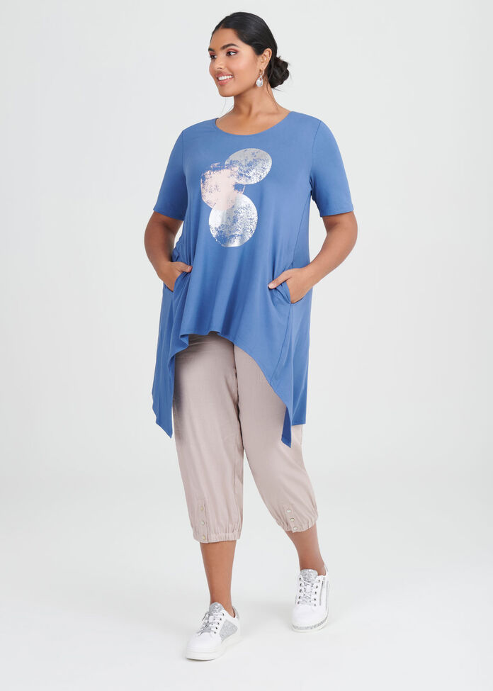 Bamboo Love Blue Tunic, , hi-res