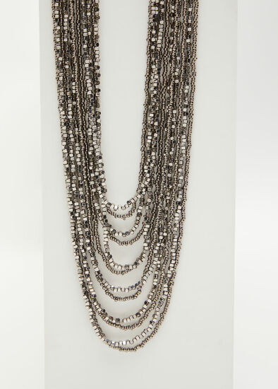 Layered Seed Bead Necklace