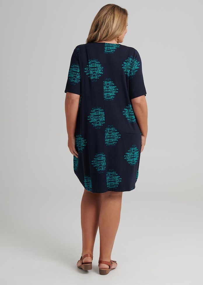 Ripple Spot Bamboo Dress, , hi-res