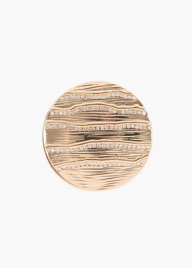 Glimmer Disc Brooch