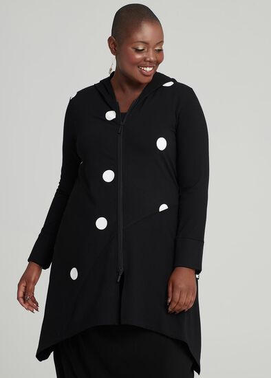 Plus Size Off Duty Spot Cardi