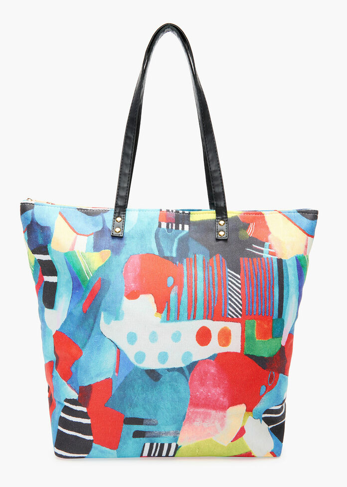 Abstract Tote Bag, , hi-res