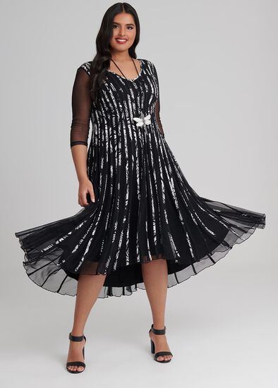 Plus Size On The Line Dress