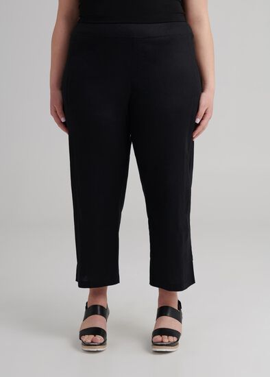 Plus Size Petite Linen Sonoma Pant