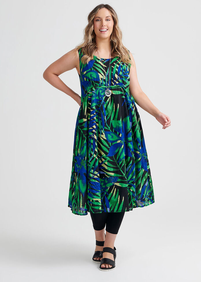 Cotton Palmita Dress, , hi-res