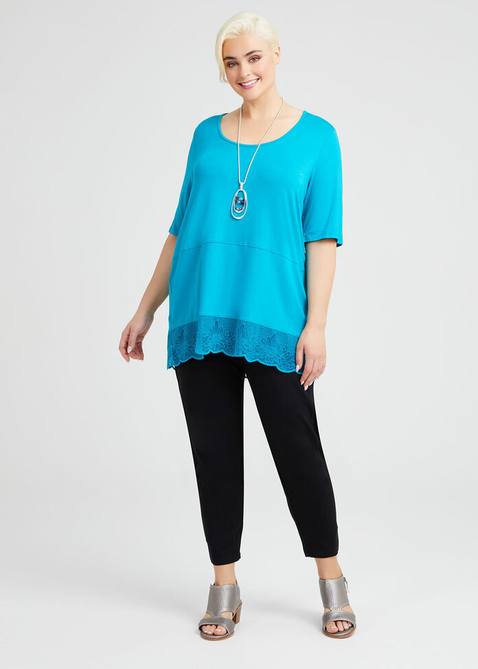 Bamboo Lace Top, , hi-res