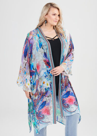 Plus Size Natural Dreamy Kimono