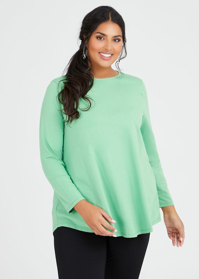 Organic Long Sleeve Top, , hi-res